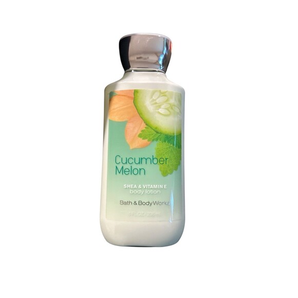 Bath Body Works Cucumber Melon Lotion 8oz Body & Hand with Shea & Vitamin E NEW! - Picture 1 of 5